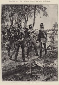 Batalhas do Exército Britânico, Talavera, Retiro dos 87º e 88º Regimentos, o cabo Thomas Kelly distingue-se